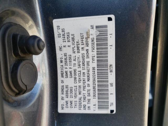 Photo 10 from auction – 2009 ACURA TL with VIN 19UUA862X9A024496