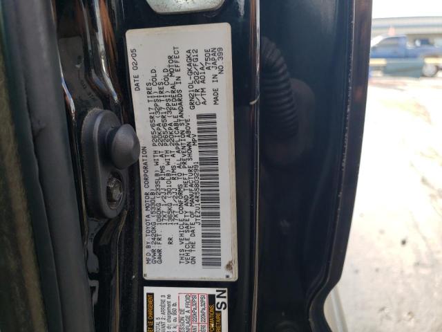 Photo 10 from auction – 2005 TOYOTA 4RUNNER SR with VIN JTEZU14R558032991