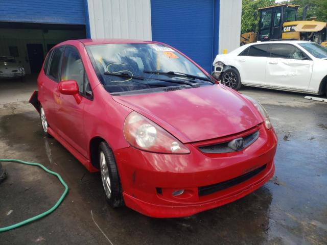 HONDA FIT S 2007 with VIN JHMGD38677S041431 - Photo from auction