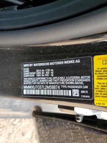 Photo 10 from auction – 2020 MINI COOPER with VIN WMWXU7C07L2M58874