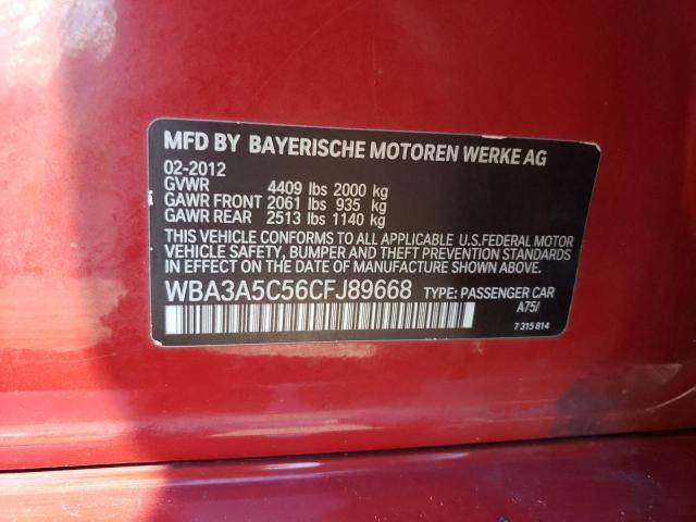 Photo 10 from auction – 2012 BMW 328 I with VIN WBA3A5C56CFJ89668