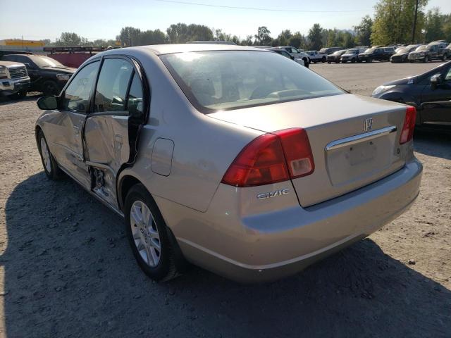 Photo 3 from auction – 2002 HONDA CIVIC LX with VIN 2HGES165X2H579667
