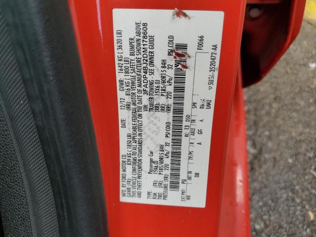 Photo 10 from auction – 2013 FORD FIESTA SE with VIN 3FADP4BJ2DM178608