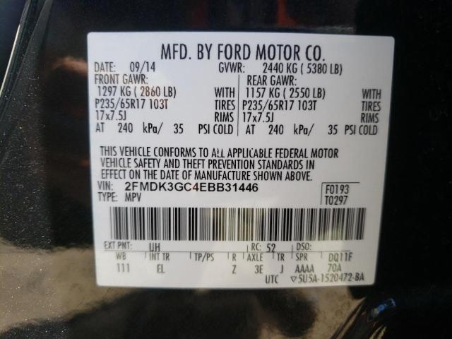 Photo 10 from auction – 2014 FORD EDGE SE with VIN 2FMDK3GC4EBB31446