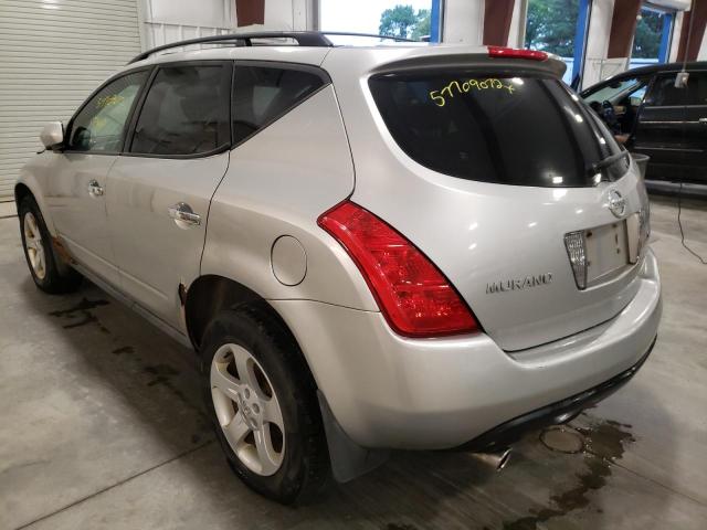 Photo 3 from auction – 2005 NISSAN MURANO with VIN JN8AZ08W75W432760
