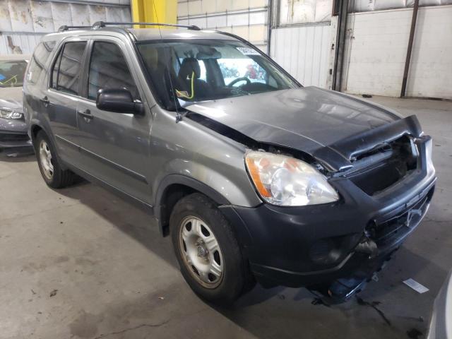 HONDA CR-V LX 2005 with VIN JHLRD68535C014854 - Photo from auction
