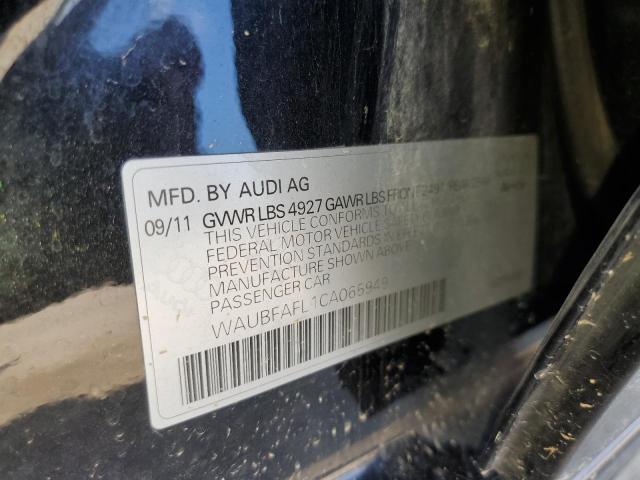 Photo 10 from auction – 2012 AUDI A4 PREMIUM with VIN WAUBFAFL1CA065949