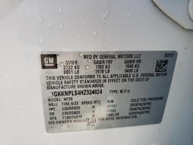 Photo 10 from auction – 2017 GMC ACADIA DEN with VIN 1GKKNPLS4HZ324824