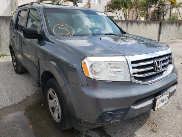 HONDA PILOT LX 2012 with VIN 5FNYF3H21CB009806 - Photo from auction