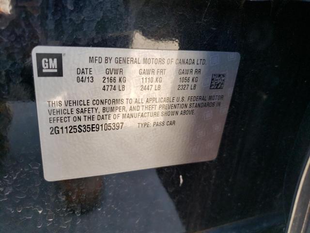 Photo 10 from auction – 2014 CHEVROLET IMPALA LT with VIN 2G1125S35E9105397