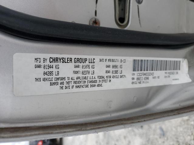 Photo 10 from auction – 2013 DODGE DART SXT with VIN 1C3CDFBA0DD322425
