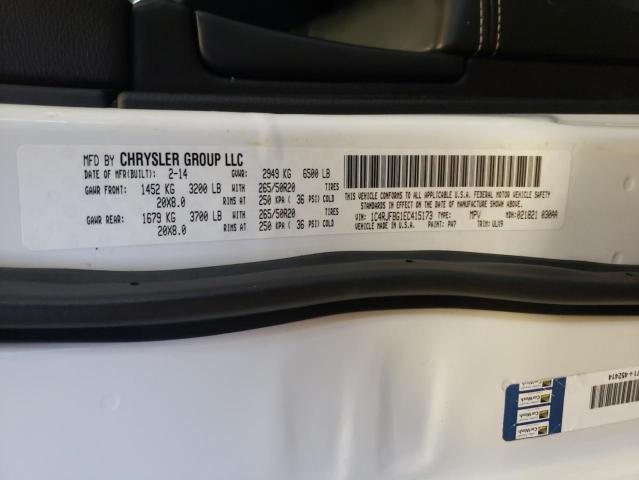 Photo 10 from auction – 2014 JEEP GRAND CHER with VIN 1C4RJFBG1EC415173