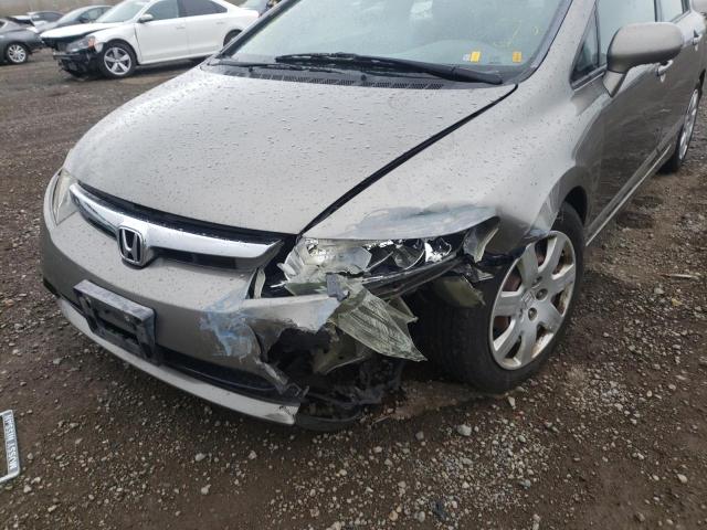 Photo 9 from auction – 2008 HONDA CIVIC LX with VIN 2HGFA16508H303367