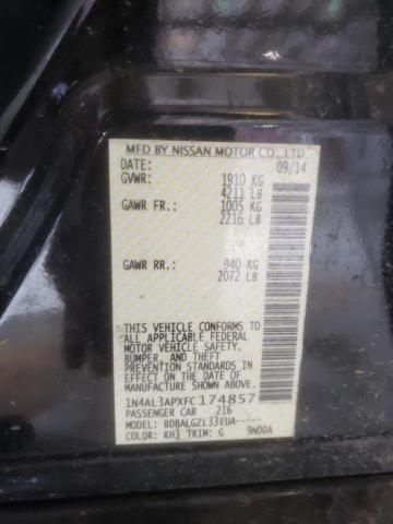 Photo 10 from auction – 2015 NISSAN ALTIMA 2.5 with VIN 1N4AL3APXFC174857