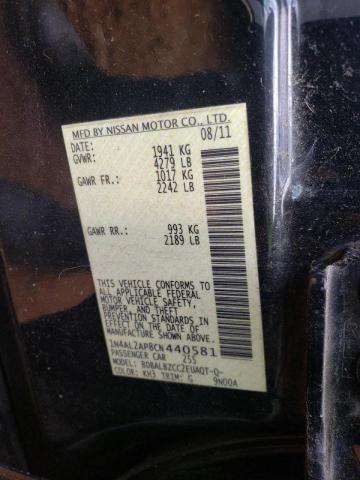 Photo 10 from auction – 2012 NISSAN ALTIMA BAS with VIN 1N4AL2AP8CN440581