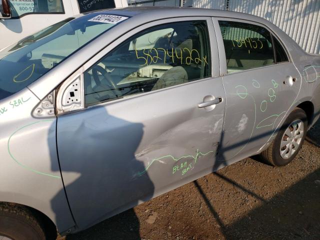 Photo 9 from auction – 2009 TOYOTA COROLLA BA with VIN JTDBL40E699064944