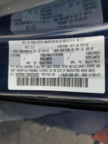 Photo 10 from auction – 2021 MAZDA 3 PREFERRE with VIN 3MZBPBCL6MM253863