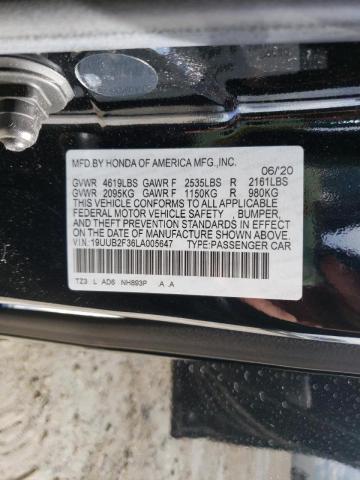 Photo 10 from auction – 2020 ACURA TLX with VIN 19UUB2F36LA005647