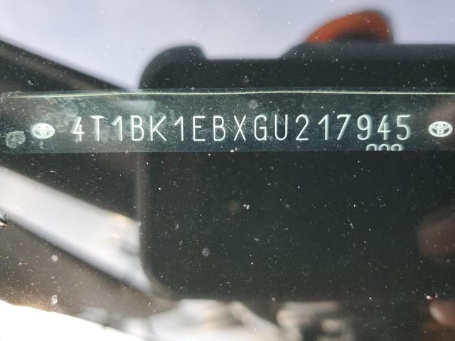 Photo 10 from auction – 2016 TOYOTA AVALON XLE with VIN 4T1BK1EBXGU217945