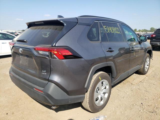 Photo 4 from auction – 2021 TOYOTA RAV4 LE with VIN 2T3F1RFV6MC250957