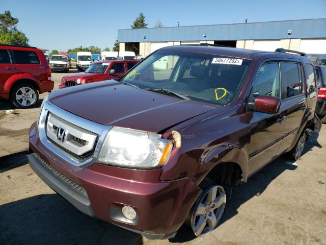Photo 2 from auction – 2011 HONDA PILOT EXLN with VIN 5FNYF4H73BB096608