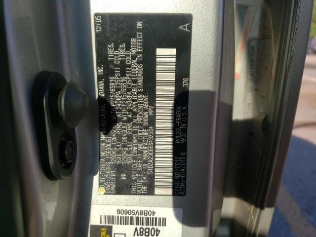Photo 10 from auction – 2006 TOYOTA SIENNA CE with VIN 5TDZA23C66S437304