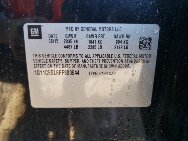 Photo 10 from auction – 2015 CHEVROLET MALIBU 1LT with VIN 1G11C5SL6FF330644