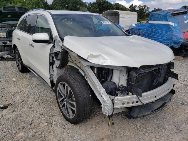 ACURA MDX ADVANC 2017 with VIN 5FRYD4H84HB027450 - Photo from auction