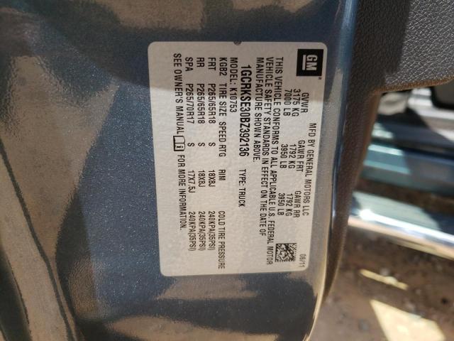 Photo 10 from auction – 2011 CHEVROLET SILVERADO with VIN 1GCRKSE30BZ392136