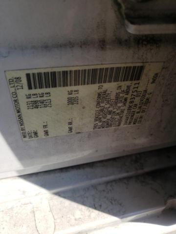 Photo 10 from auction – 2009 NISSAN MAXIMA S with VIN 1N4AA51E89C837511
