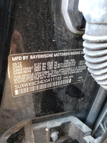 Photo 10 from auction – 2013 BMW X3 XDRIVE2 with VIN 5UXWX9C54D0A11155
