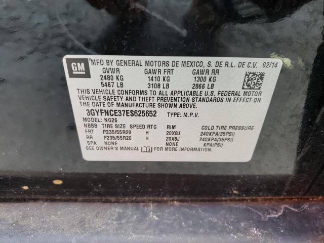 Photo 10 from auction – 2014 CADILLAC SRX PERFOR with VIN 3GYFNCE37ES625652