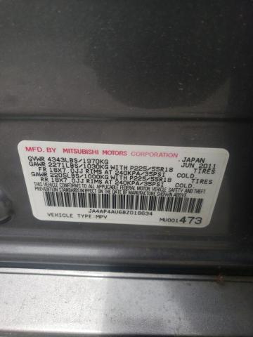 Photo 10 from auction – 2011 MITSUBISHI OUTLANDER with VIN JA4AP4AU6BZ018634