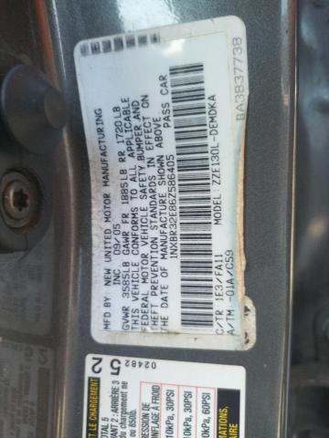 Photo 10 from auction – 2006 TOYOTA COROLLA CE with VIN 1NXBR32E86Z586405