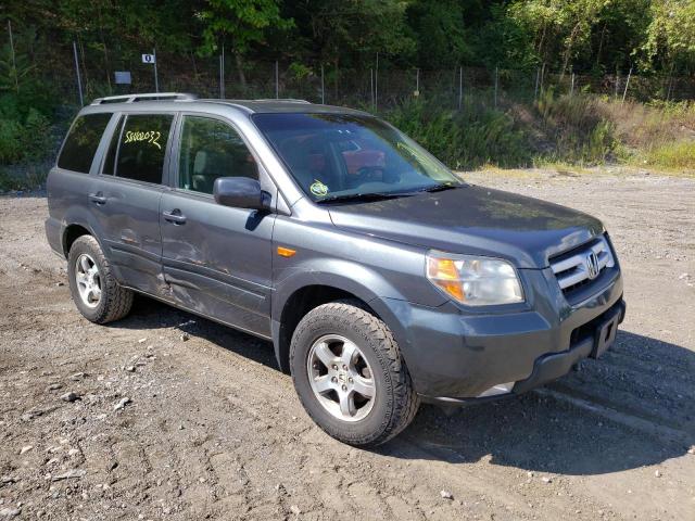 HONDA PILOT EX 2006 with VIN 2HKYF18616H542655 - Photo from auction