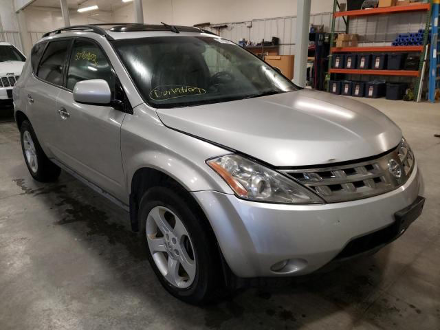 NISSAN MURANO 2005 with VIN JN8AZ08W75W432760 - Photo from auction