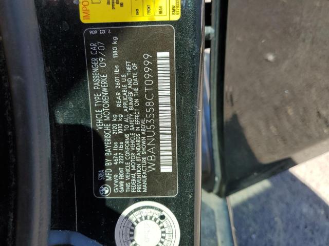 Photo 10 from auction – 2008 BMW 528 I with VIN WBANU53558CT09999