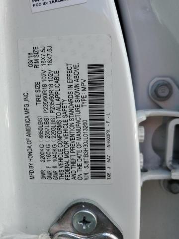 Photo 10 from auction – 2018 ACURA RDX with VIN 5J8TB3H30JL013260