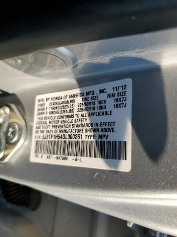 Photo 10 from auction – 2013 HONDA CROSSTOUR with VIN 5J6TF1H54DL000261