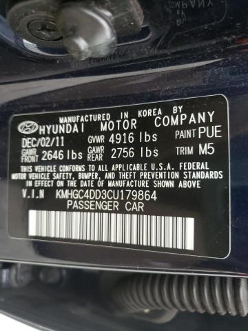 Photo 10 from auction – 2012 HYUNDAI GENESIS 3. with VIN KMHGC4DD3CU179864