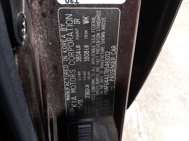 Photo 10 from auction – 2011 KIA FORTE EX with VIN KNAFU4A27B5461012