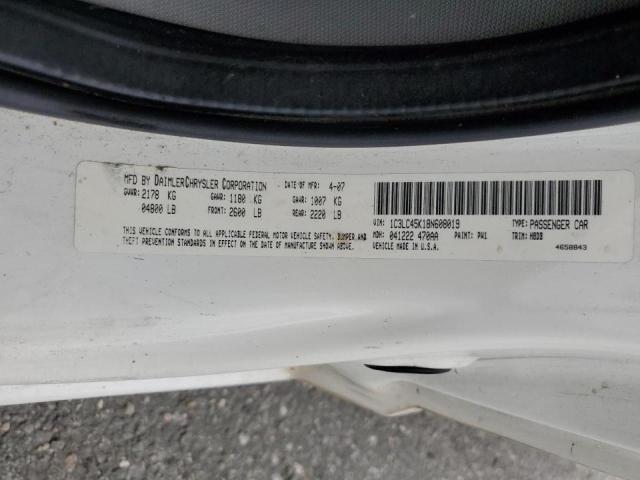 Photo 10 from auction – 2008 CHRYSLER SEBRING with VIN 1C3LC45K18N608019