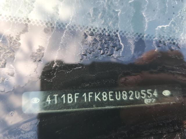 Photo 10 from auction – 2014 TOYOTA CAMRY L with VIN 4T1BF1FK8EU820554