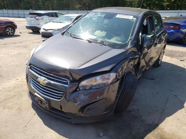 Photo 2 from auction – 2016 CHEVROLET TRAX LS with VIN 3GNCJKSB2GL261610