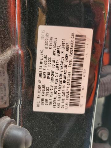 Photo 10 from auction – 2016 ACURA TLX with VIN 19UUB2F31GA000684