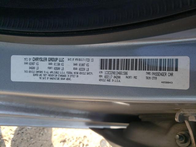 Foto 10 de la subasta – 2013 DODGE AVENGER SE con VIN 1C3CDZAB1DN661586