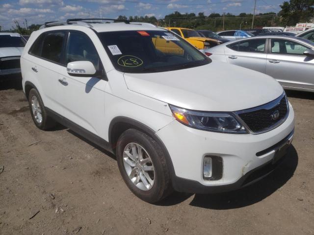 KIA SORENTO LX 2014 with VIN 5XYKT4A63EG484998 - Photo from auction