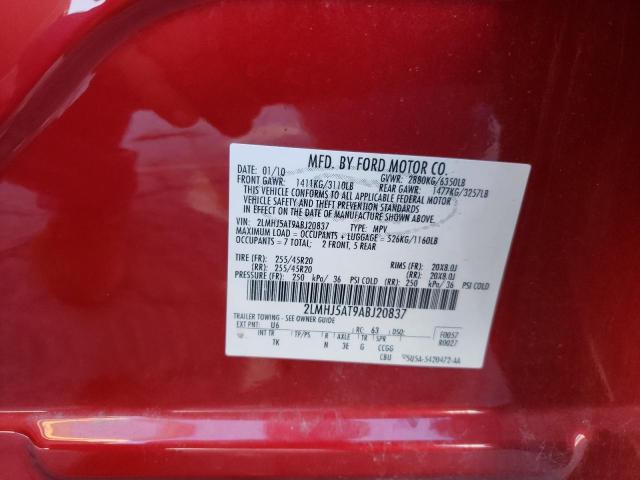 Photo 10 from auction – 2010 LINCOLN MKT with VIN 2LMHJ5AT9ABJ20837