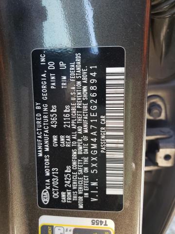 Photo 10 from auction – 2014 KIA OPTIMA LX with VIN 5XXGM4A71EG268941