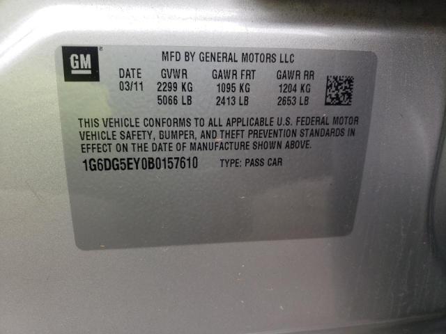 Photo 10 from auction – 2011 CADILLAC CTS LUXURY with VIN 1G6DG5EY0B0157610